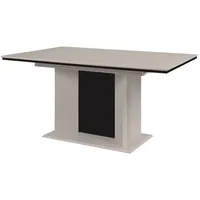 furn.design Brebbia 160 - 200 x 90 x 90 cm beige/schwarz