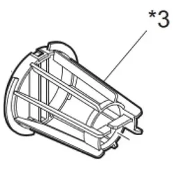 Panasonic Ersatzteil EY 37A3 NR.3 Filter Grid
