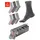 BENCH Socken-Set 6er Pack Grau 43-46