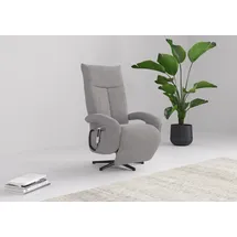 sit&more TV-Sessel Emely Polyester 74 x 112 x 82 cm Grau elektrisch, drehbar