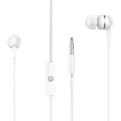 MOTOROLA Pace 105 Wired Headset | Headset mit Mikrofon | Design für einen besseren Klang (Weiß)