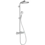 Hansgrohe Crometta S Showerpipe 240 1jet EcoSmart mit Thermostat chrom 27268000