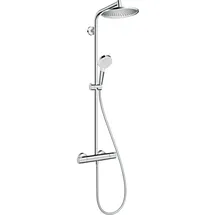 Hansgrohe Crometta S Showerpipe 240 1jet EcoSmart mit Thermostat chrom 27268000