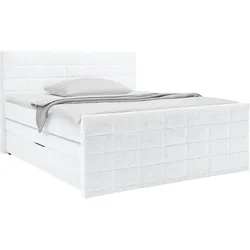 Boxspringbett Damon Weiß ca. 160x200cm