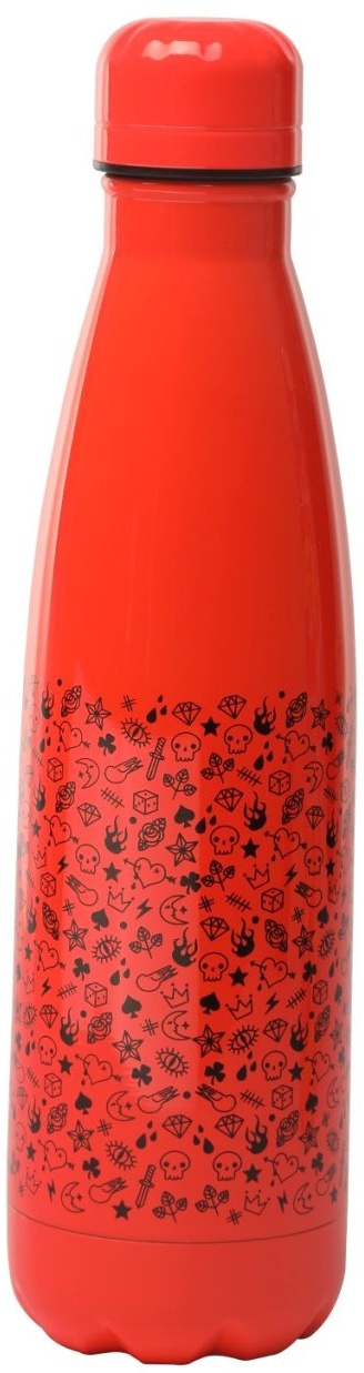 Xanadoo Edelstahl-Trinkflasche Youngster-Line Neon Orange Tattoo 500ml