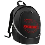 multifanshop Rucksack - Frankfurt - Meine Fankurve - Druck rot - Tasche