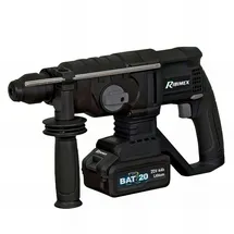 Ribimex PRBAT20/PERFPRO Bohrhammer SDS 20V-4.0 Ah-RBAT20, grau und schwarz