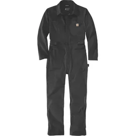 CARHARTT Relaxed Fit Canvas Coverall Overall - Black - L