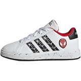 adidas Grand Court Spider-Man K Shoes-Low (Non Football), FTWR White/Core Black/Better Scarlet, 33