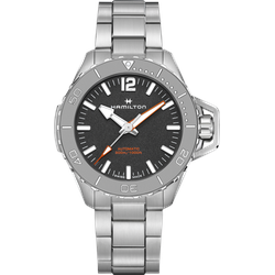 Hamilton Khaki Navy Frogman Auto H77815130 - schwarz,silber - 46mm