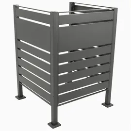 DEGAMO Sichtschutz LÜBECK 85 x 85 x 120 cm grau