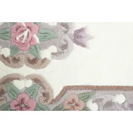 Theko Bettumrandung THEKO "Ming" Gr. B/L (Brücke): 70 cm x 140 cm (2 St.) B/L (Läufer): 70 cm x 320 cm (1 St.), U-förmig, beige Bettumrandungen Bettvorleger, Läufer-Set, hochwertiges Acrylgarn, florales Design