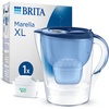 Brita Wasserfilter Marella XL blau (3,5l) inkl. 1x MAXTRA PRO All-in-1 Kartusche, Wasserfilter, Blau