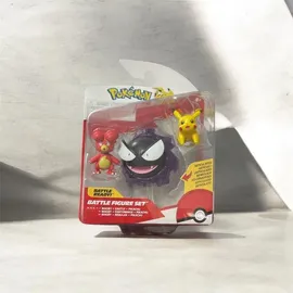Pokémon Figurenset 3er-Pack Magby, Pikachu & Nebulak