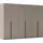 Rauch Drehtürenschrank MONTCLAR 301 x 223 x 60 cm Grau