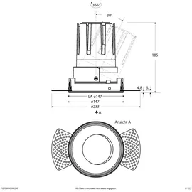 EVN Lichttechnik F02R09AM3840L24P 1 schwenkbar/drehbar Kunststoff