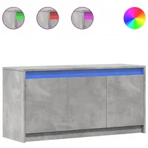 vidaXL Lewiss TV Möbel 100 x 34 x 50 cm Betongrau Holzwerkstoff