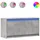 vidaXL Lewiss TV Möbel 100 x 34 x 50 cm Betongrau Holzwerkstoff