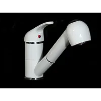 Wagner Einhebelmischer Spüle Weiß