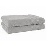 hammetex Duschtuch 70 x 140 cm grau 2 St.