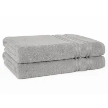 hammetex Duschtuch 70 x 140 cm grau 2 St.