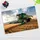 cover-your-desk Schreibtischunterlage Mähdrescher Landwirtschaft 60 x 40 cm Gelb