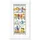 Vervaco Gezählter Kreuzstich Stickpackungen DIY Stickbilder Romatisches Küchenregal Wanddekoration Handarbeit Set für Erwachsene Kreatives Handwerk ca. 16 x 36 cm Kreuzstichbilder Set Hausdeko