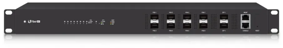 Ubiquiti U Fiber, OLT Managed 1U Schwarz