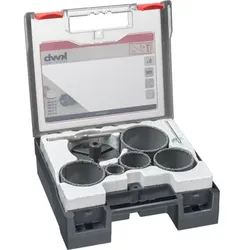 Fliesenleger-Set, HM bestreut, 8-teilig