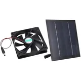 20W Solarventilator, Solarbetriebener Wasserdichter Mini-Abluftventilator 20% Umwandlungsrate Tragbarer Solarventilator für Küchen, Gewächshäuser, Haustierräume, Hühnerställe, Baumhäuser, Anhänger