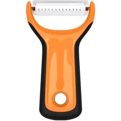 Julienneschneider OXO GOOD GRIPS "Schäler / Peeler", orange (orange, schwarz), Edelstahl, Küchenschneider, mit Julienne-Funktion