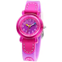 Jacques Farel Kinderuhr lila/pink KFW3222 - Lila/Magenta