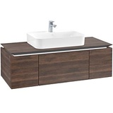 Villeroy & Boch Legato Waschtischunterschrank B757L0VH 120x38x50cm, mit LED-Beleuchtung, Arizona Oak