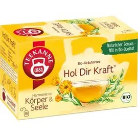 Teekanne Hol Dir Kraft Bio-Tee Teebeutel 18 x 2 g