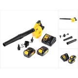 DeWalt DCV 100 M2 Akku Gebläse / Laubbläser 18 V + 2x Akku 4,0 Ah + Ladegerät