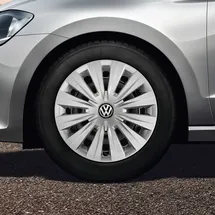 Volkswagen Golf 7 15 Zoll 4 Stück Schwarz Silber