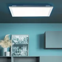Brilliant Allie LED Deckenaufbau-Paneel 40x40cm Weiß
