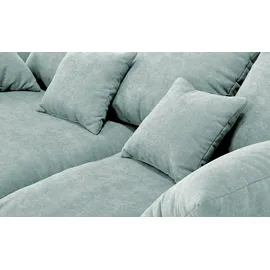 Smart Big Sofa Lionore ¦ grün ¦ Maße (cm): B: 242 H: 86 T: 121
