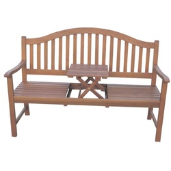 Garden Pleasure Holz-Gartenbank »Phuket« für 3 Personen braun, 150x105 cm