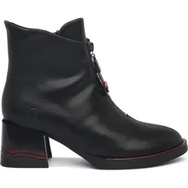 2GO FASHION Stiefelette Schwarz - Rot/Schwarz - 40 EU 40 EU
