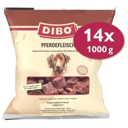 DIBO Frostfutter Pferdefleisch 14x1 kg