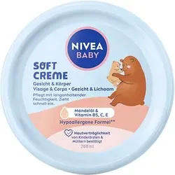 NIVEA BABY SOFT Babycreme 200,0 ml