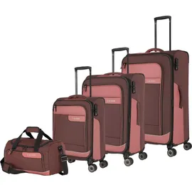 Travelite Viia Koffer-Set 4-tlg. frühlingsrose/rot/mehrfarbig