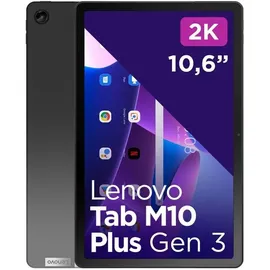 Lenovo Tab M10 Plus 4G LTE 128 GB 26,9 cm (10.6 Zoll) Qualcomm Snapdragon 4 GB Wi-Fi 5 (802.11ac) Android 12 Grau - Grau