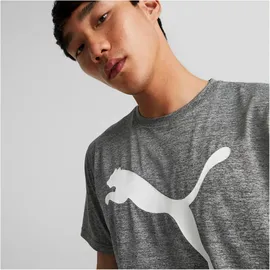 Puma Train FAV Heather CAT Tee Schwarz M