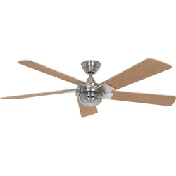Casafan Deckenventilator Rotary Chrom Buche mit Fernbedienung 132