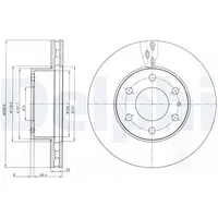 Delphi Bremsscheibe BG4100
