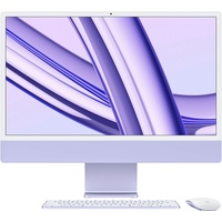 Apple iMac 24" iMac (23,5 Zoll, Apple Apple M3 M3, 10‐Core GPU, 8 GB RAM, 512 GB SSD) lila