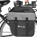 Tectake Georg Fahrradtasche Satteltasche schwarz