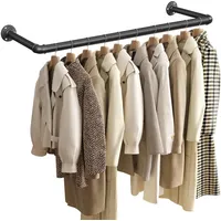 Songmics für die Wand, Garderobenstange, Wandmontage, platzsparend, 92 x